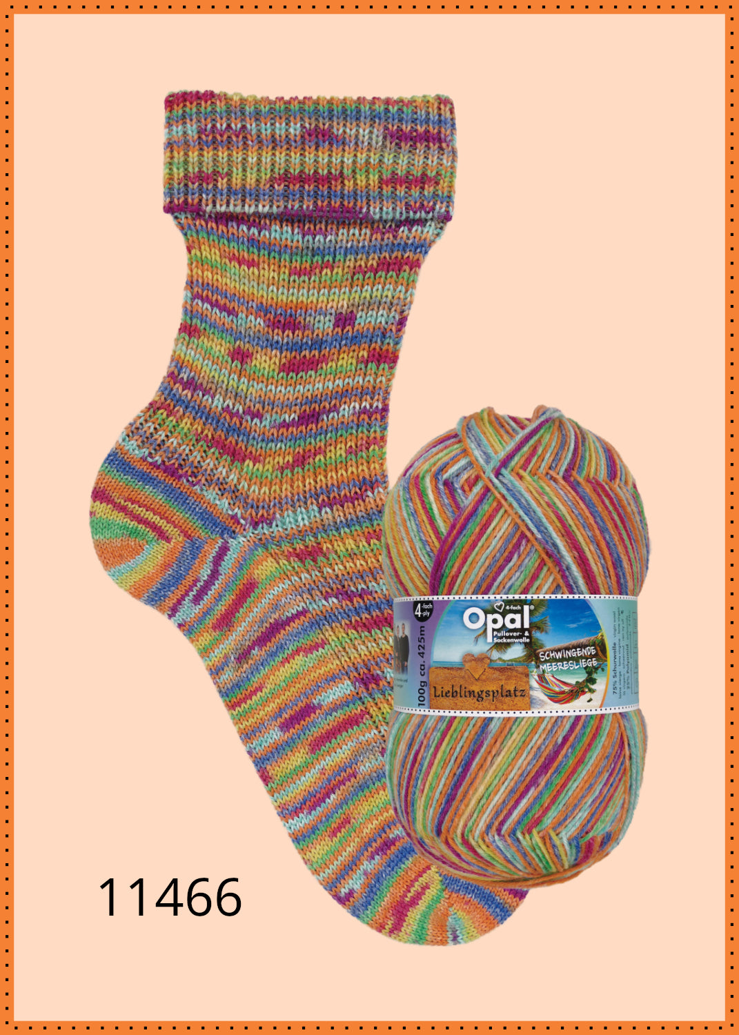 Opal Sockenwolle Lieblingsplatz 700g Sortiment - Sparpackung