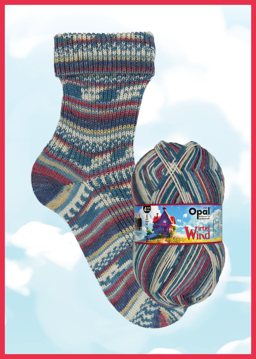 Opal Sockenwolle Wirbelwind