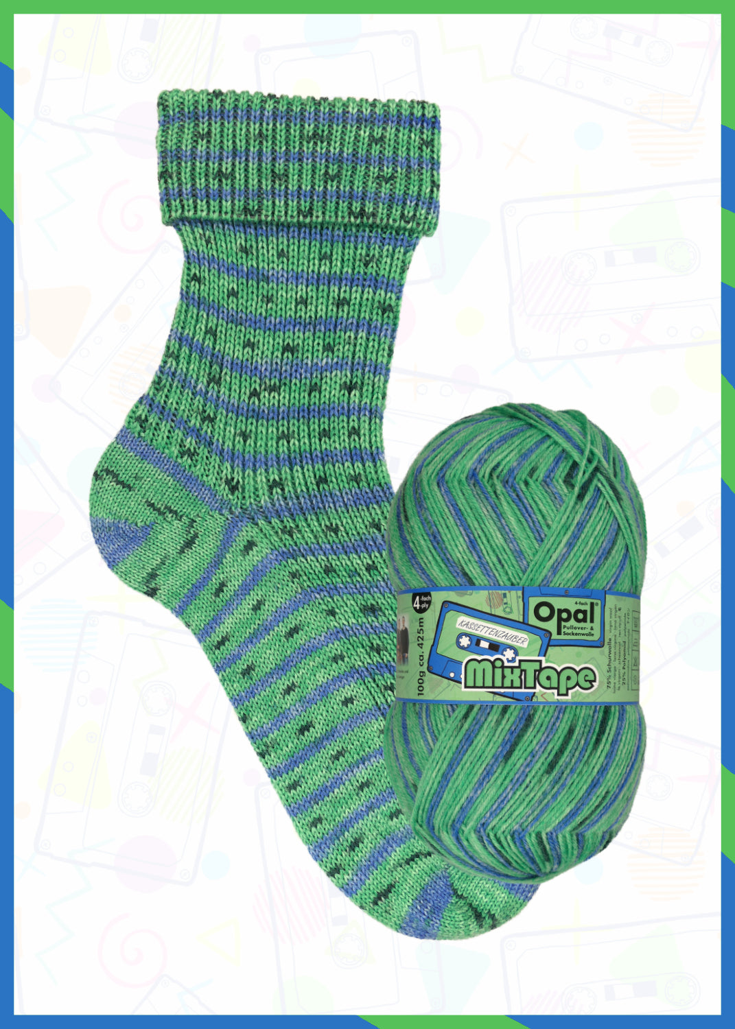Opal Sockenwolle Mixtape 800g Sortiment
