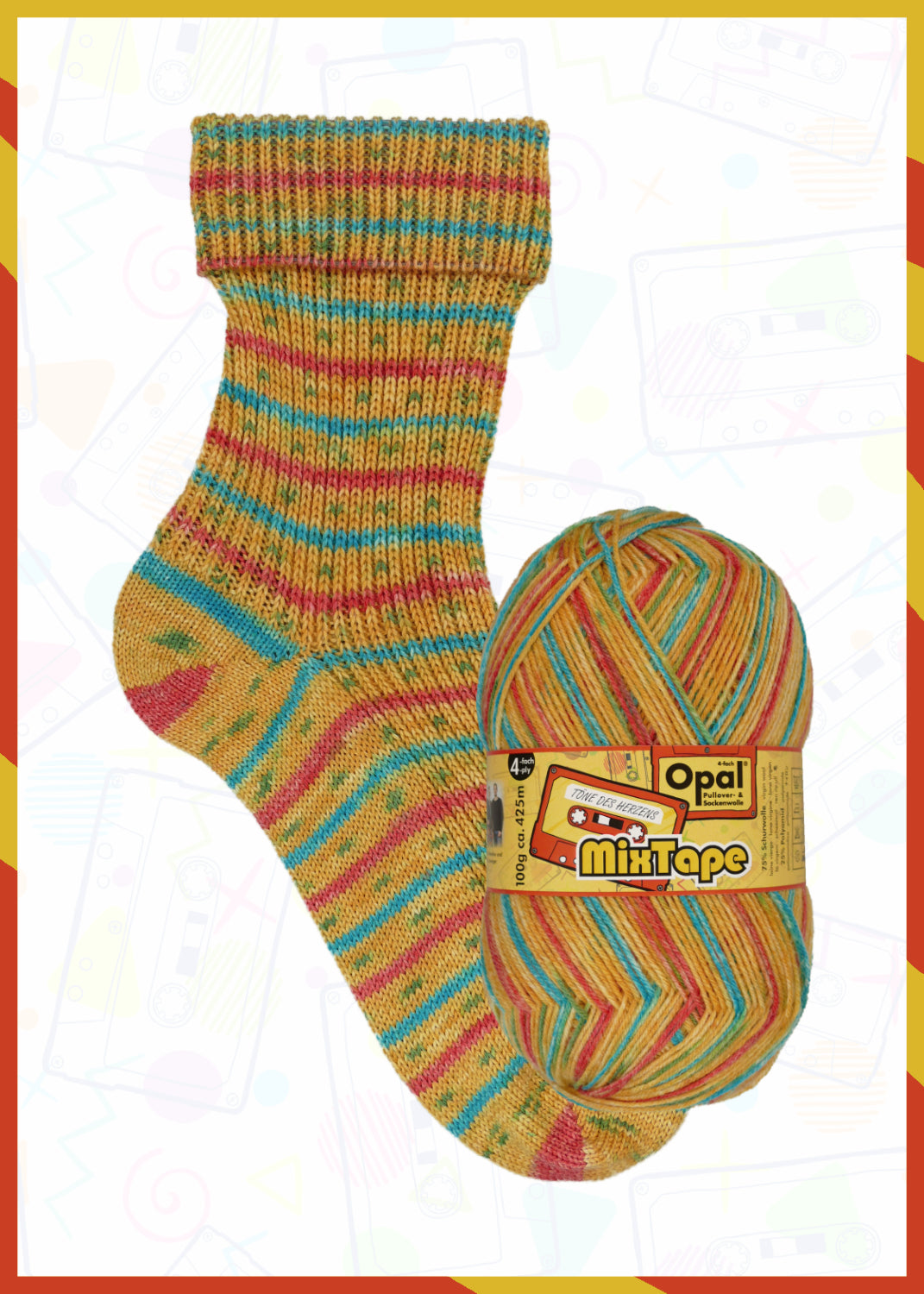 Opal Sockenwolle Mixtape 800g Sortiment