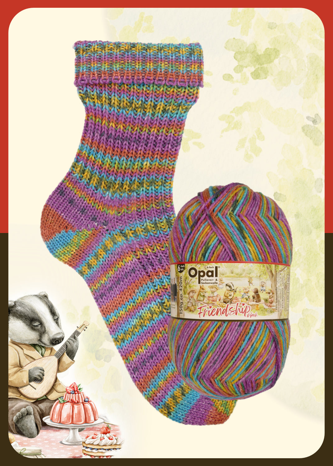 Opal Sockenwolle Friendship 6-fach