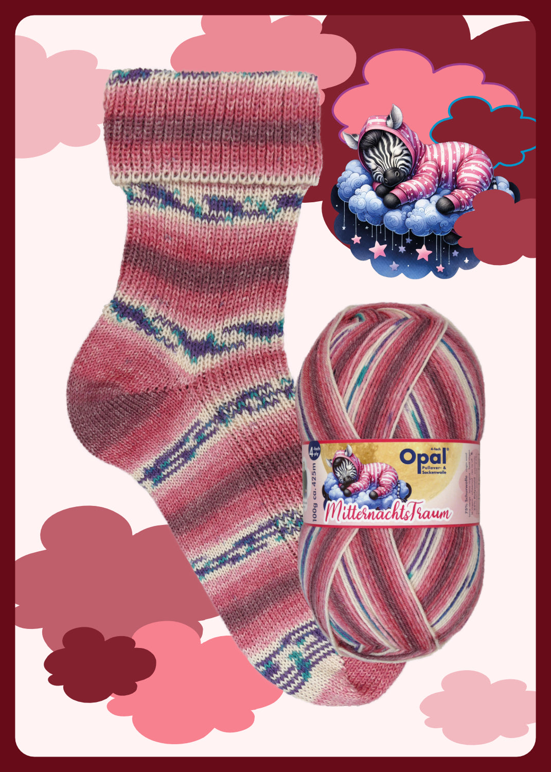 Opal Sockenwolle Mitternachtstraum