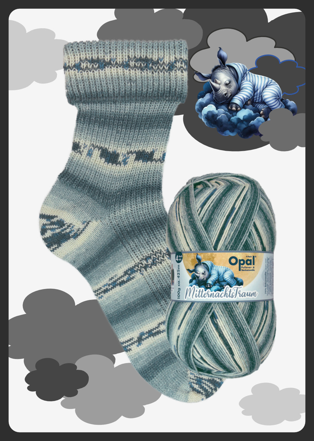 Opal Sockenwolle Mitternachtstraum