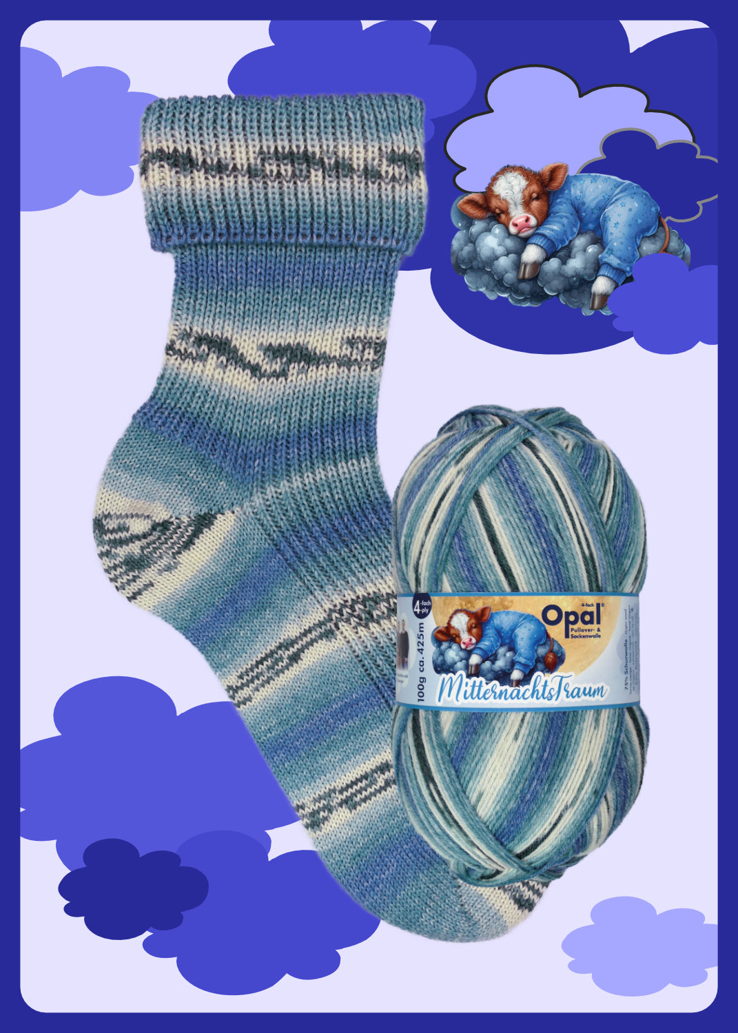 Opal Sockenwolle Mitternachtstraum