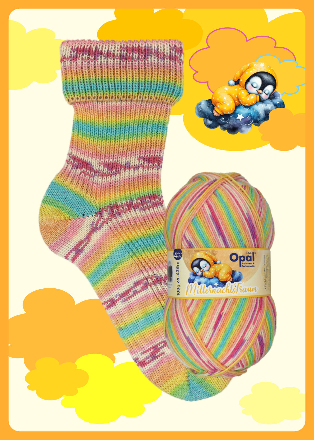 Opal Sockenwolle Mitternachtstraum