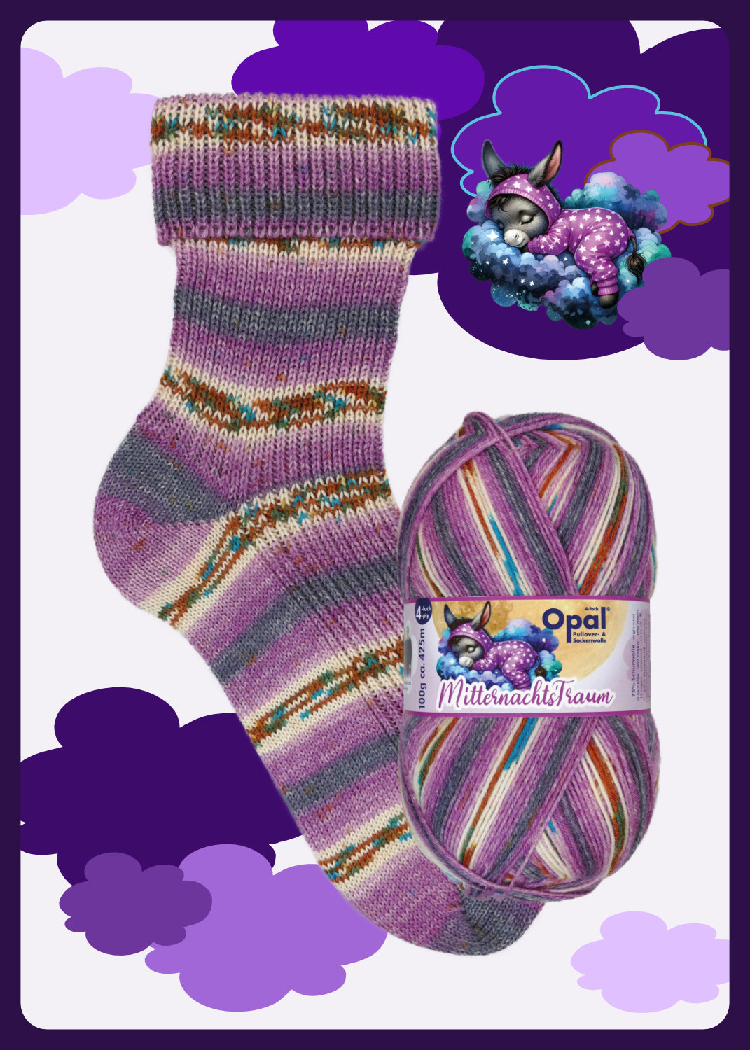 Opal Sockenwolle Mitternachtstraum