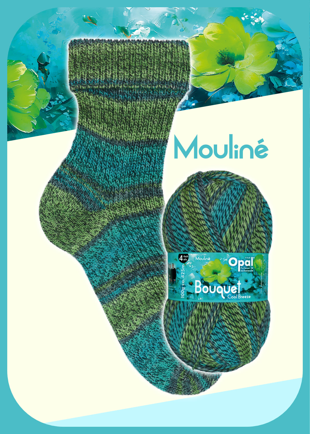 Opal Sockenwolle Bouquet Mouliné