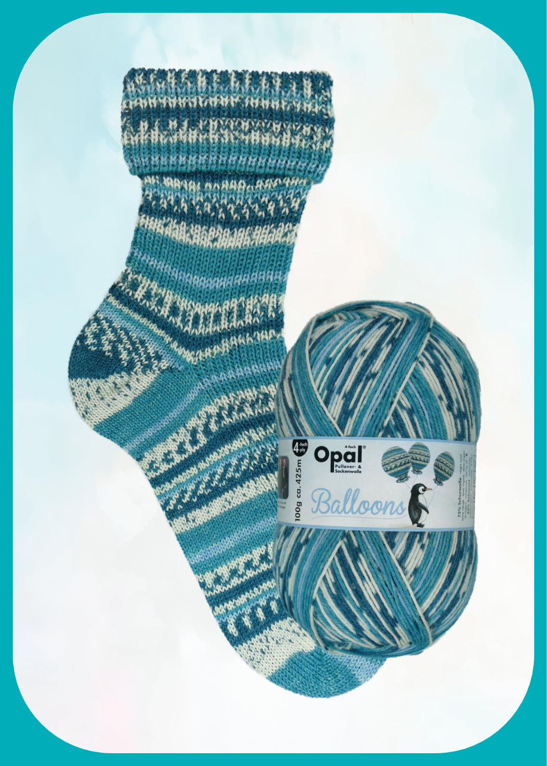 Opal Balloons Sockenwolle