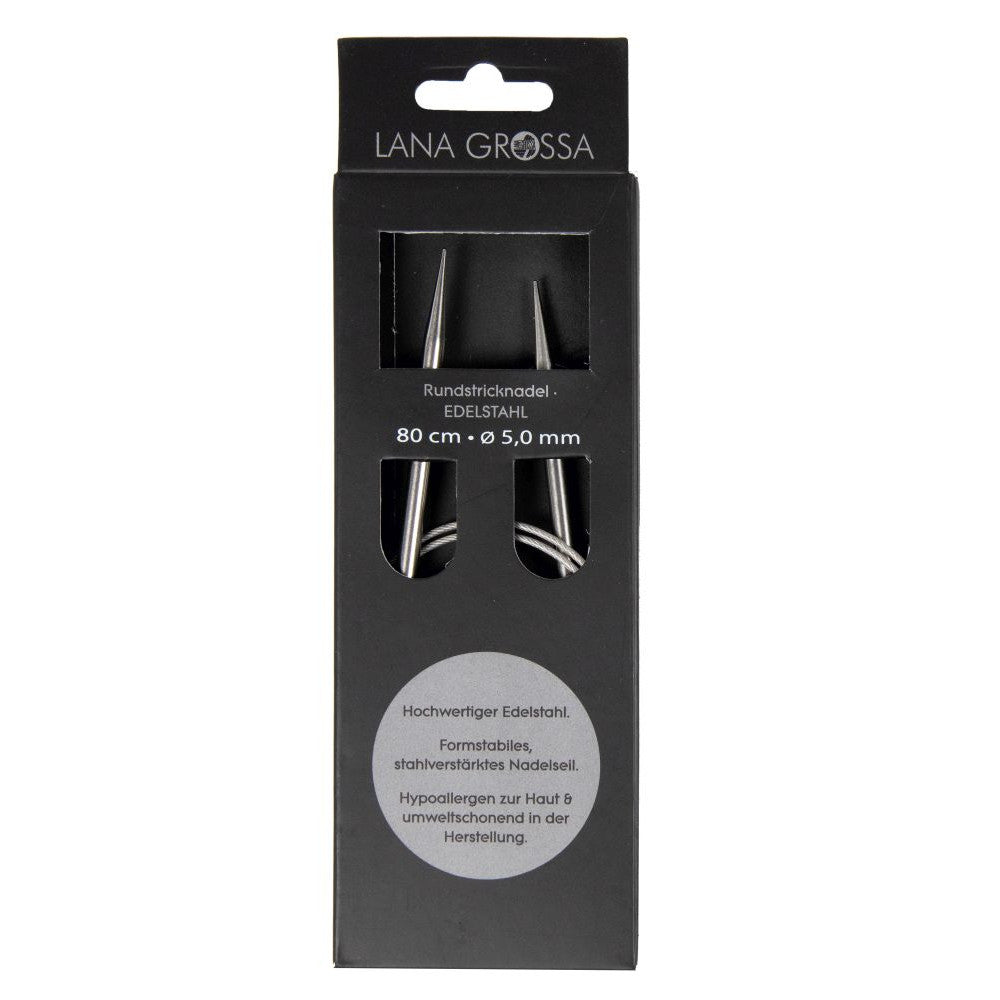 Rundstricknadeln Edelstahl