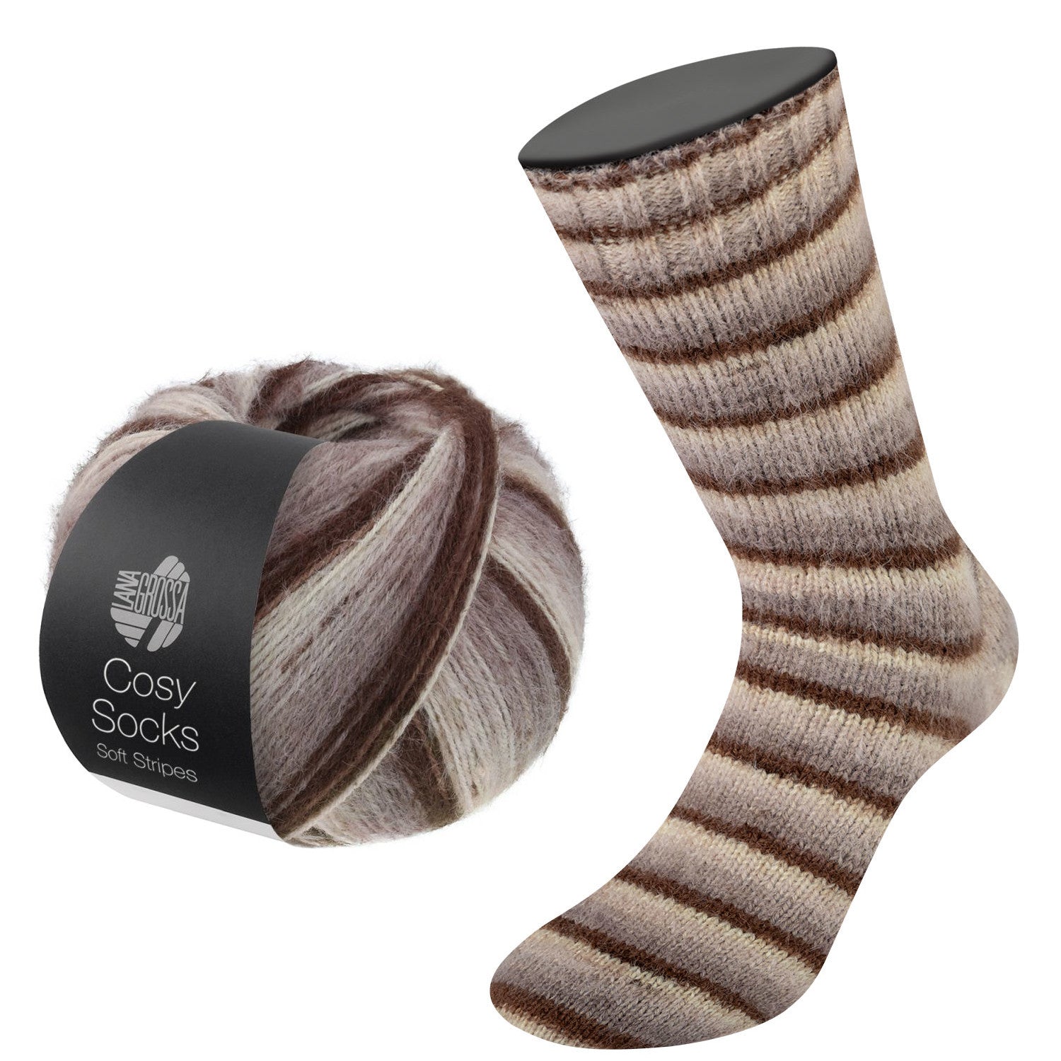 Meilenweit Cosy Socks Soft Stripes