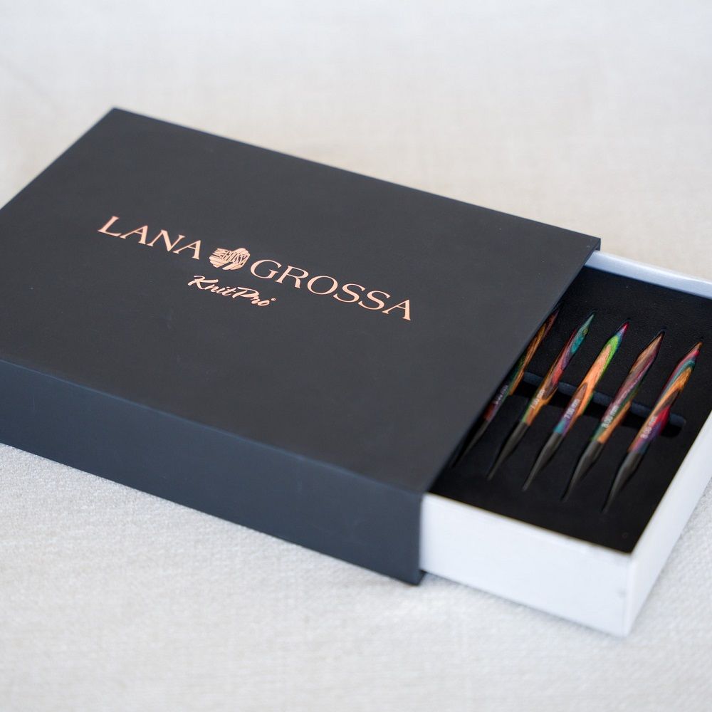 Nadelspitzen-Set Design-Holz Multicolor