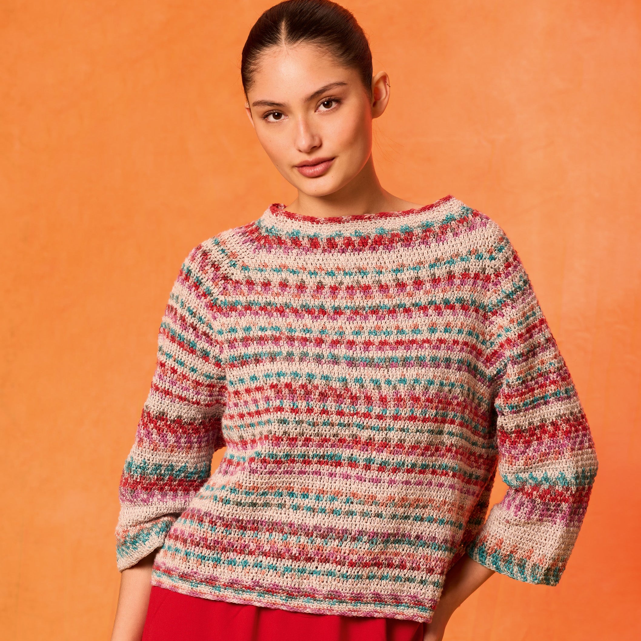 HÄKEL-PULLOVER TOP-DOWN Gomitolo California