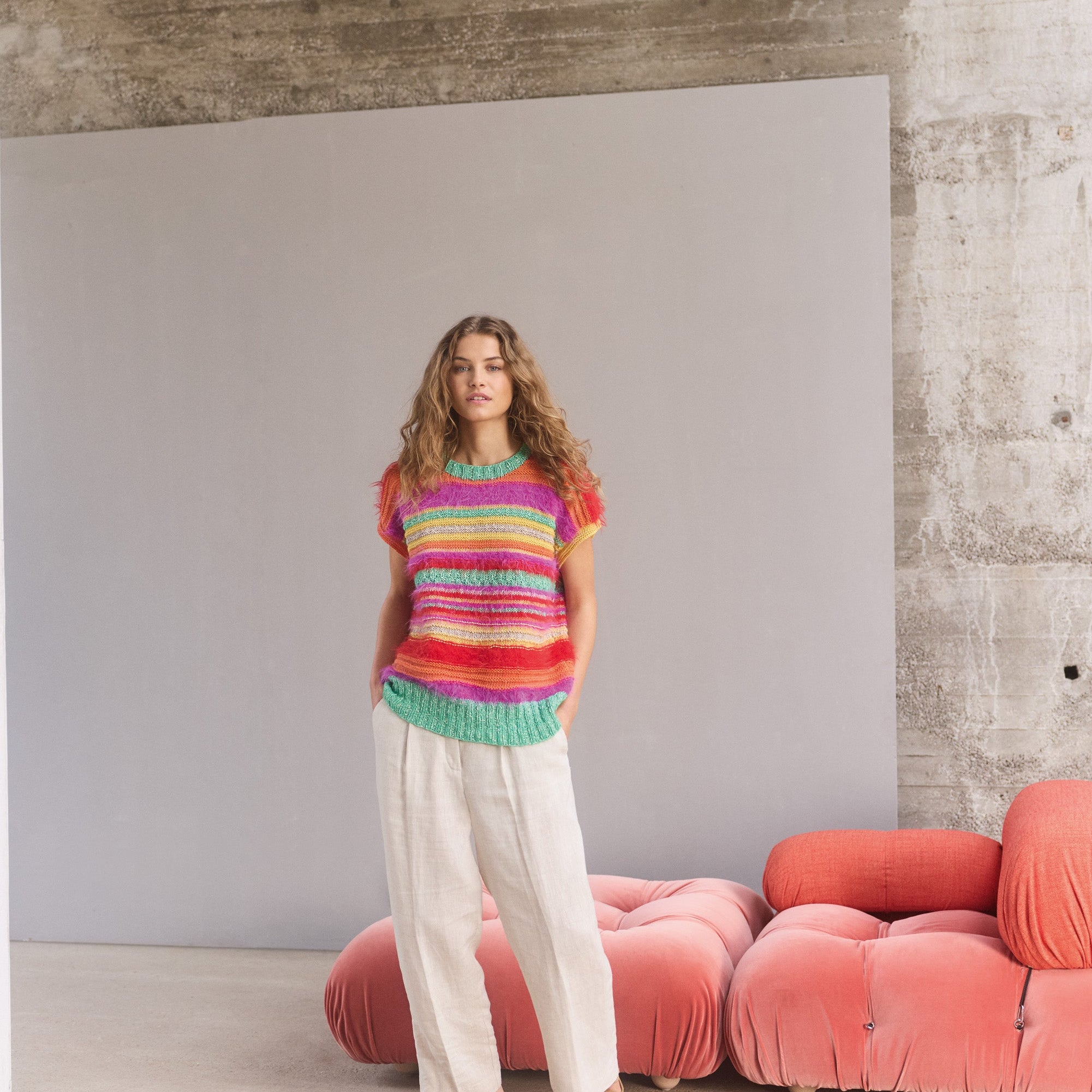 PULLUNDER MIT STREIFEN Basta, Bottoni & Summer Softness