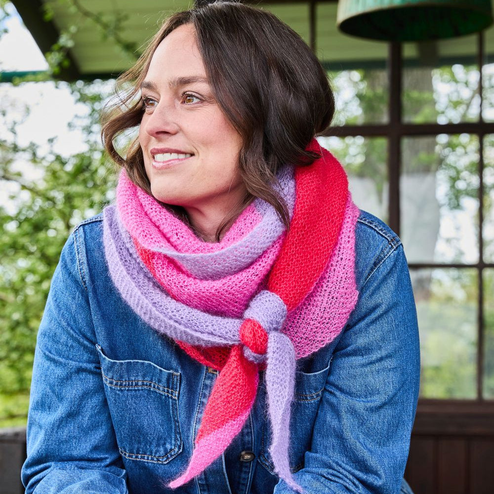 ASYMMETRISCHES DREIECKSTUCH LANDLUST KIDMOHAIR