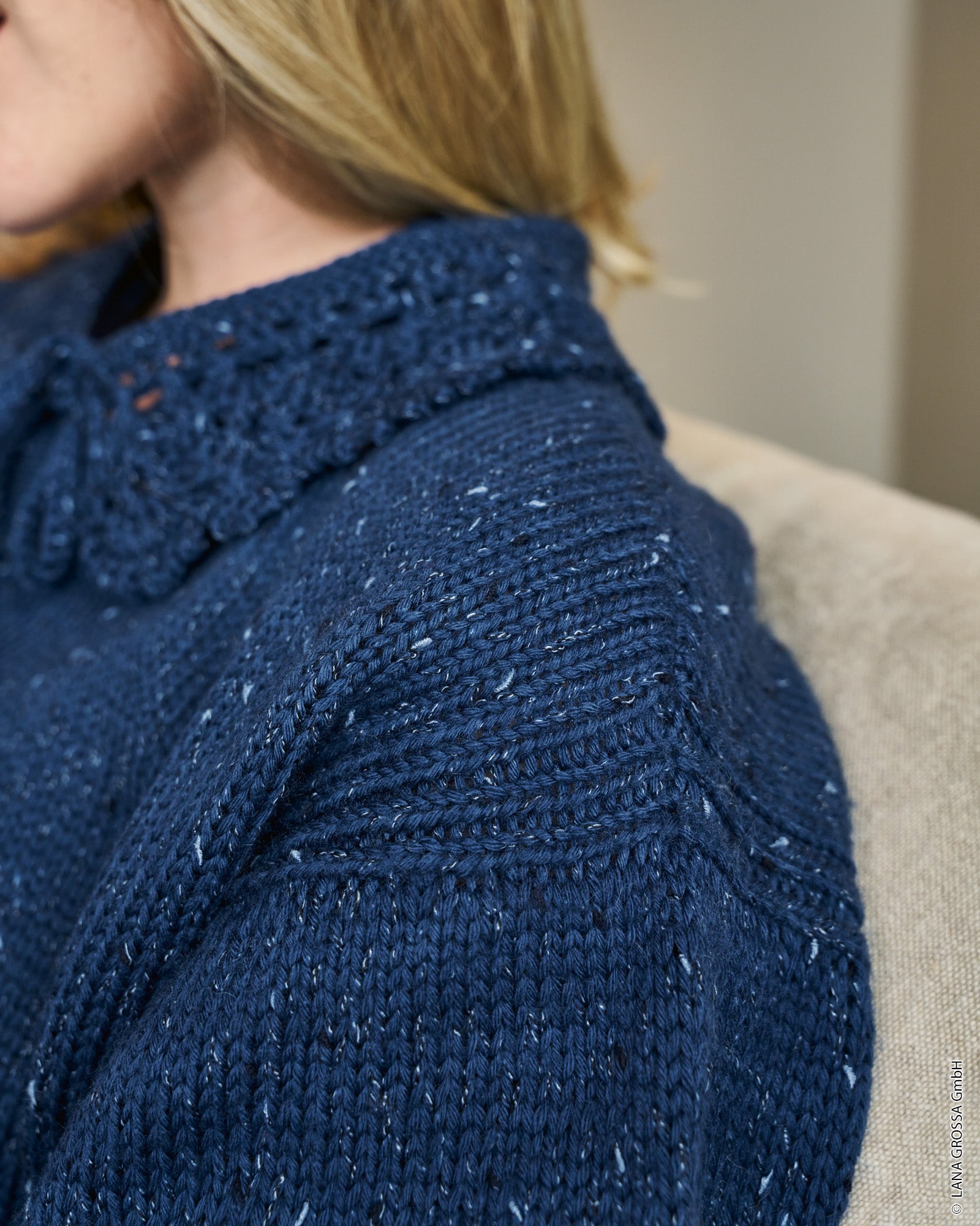 SINCHENS PULLOVER II · Cool Wool Big Dots