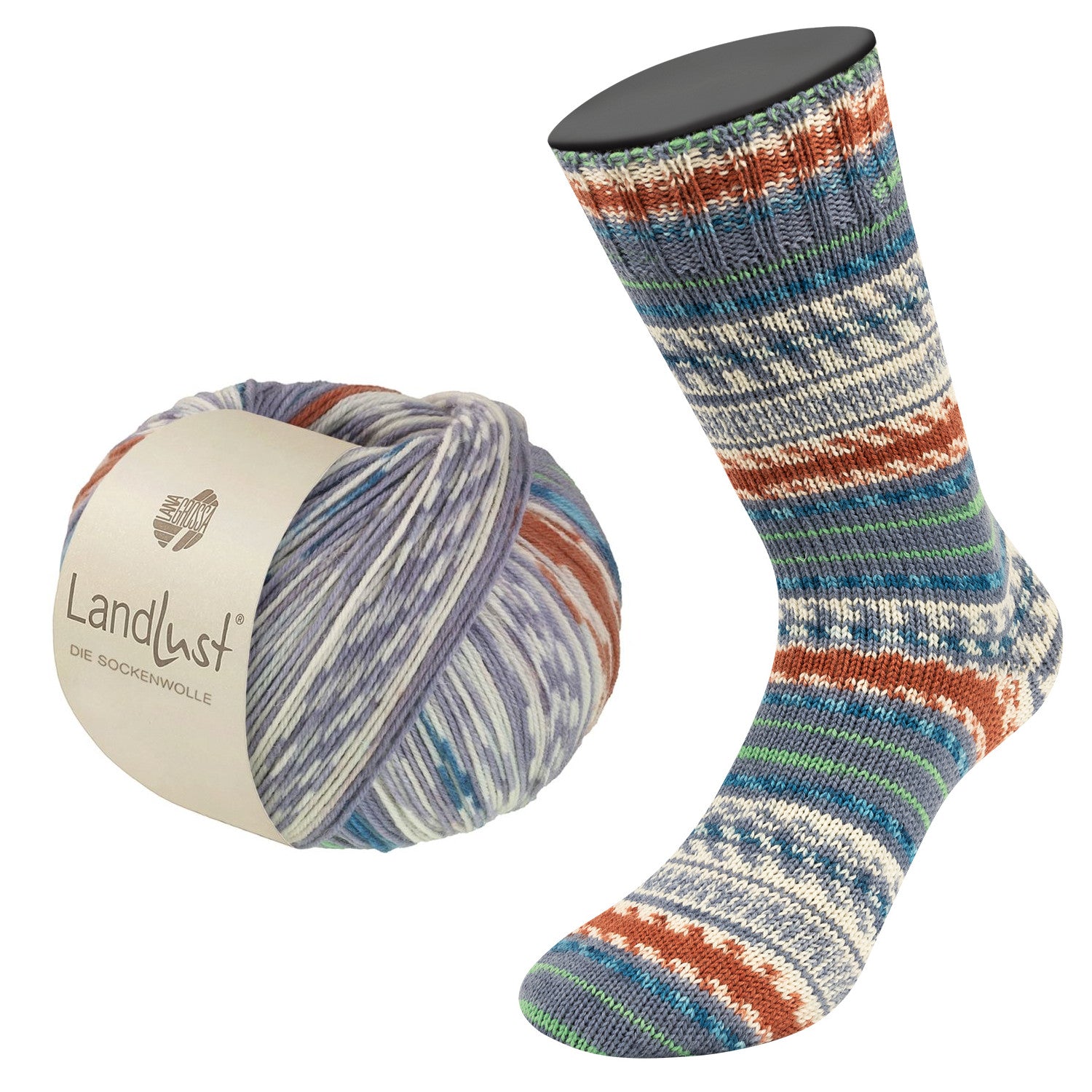 Landlust Die Sockenwolle Sortiment 600, 600g Sparpaket