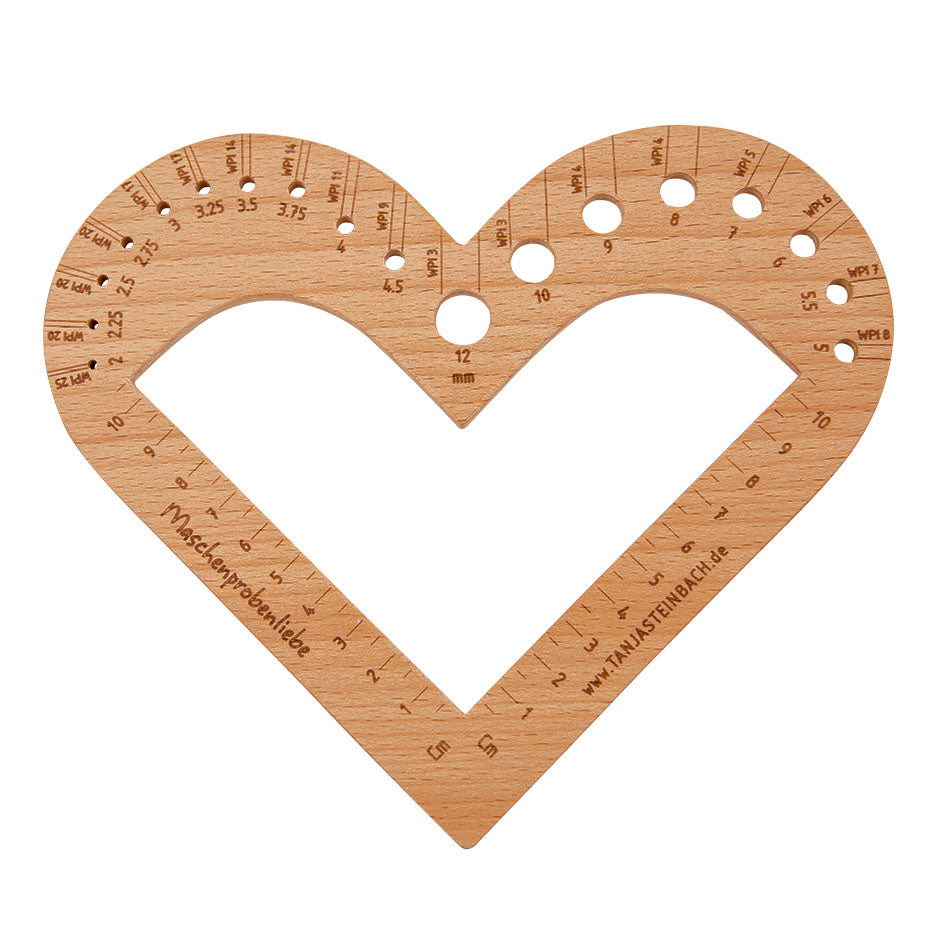 Maschenprobe Herz von Tanja Steinbach/Lana Grossa