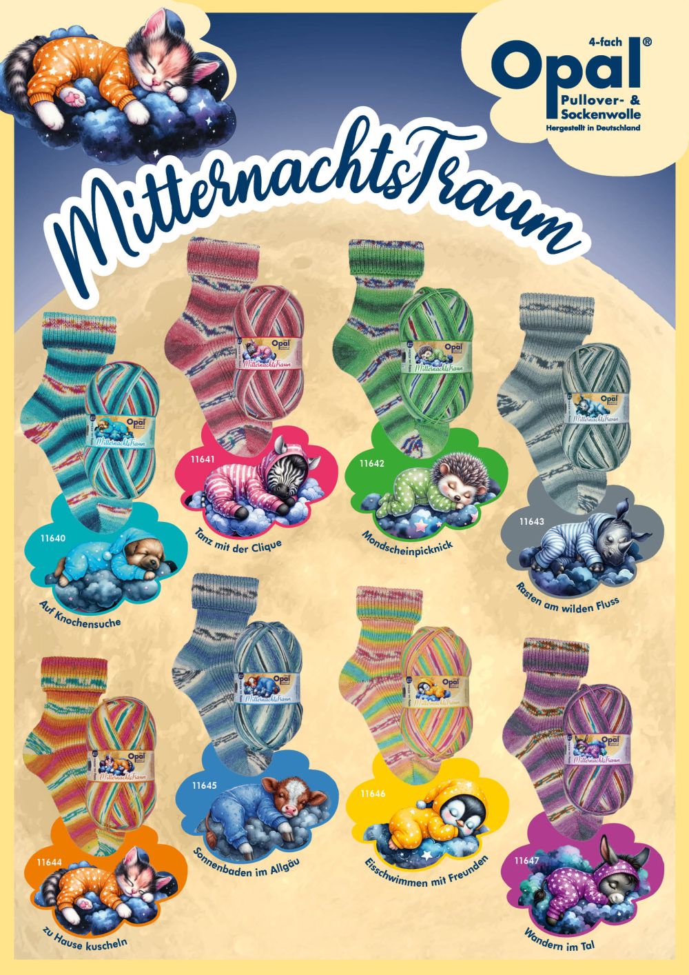 Opal Sockenwolle Mitternachtstraum