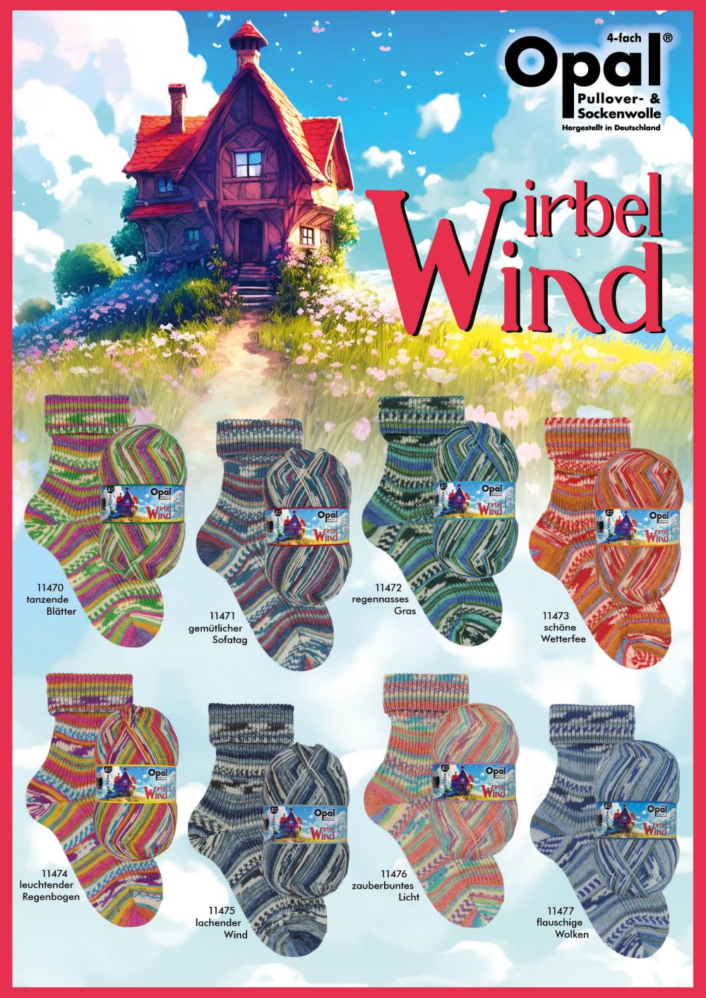 Opal Sockenwolle Wirbelwind