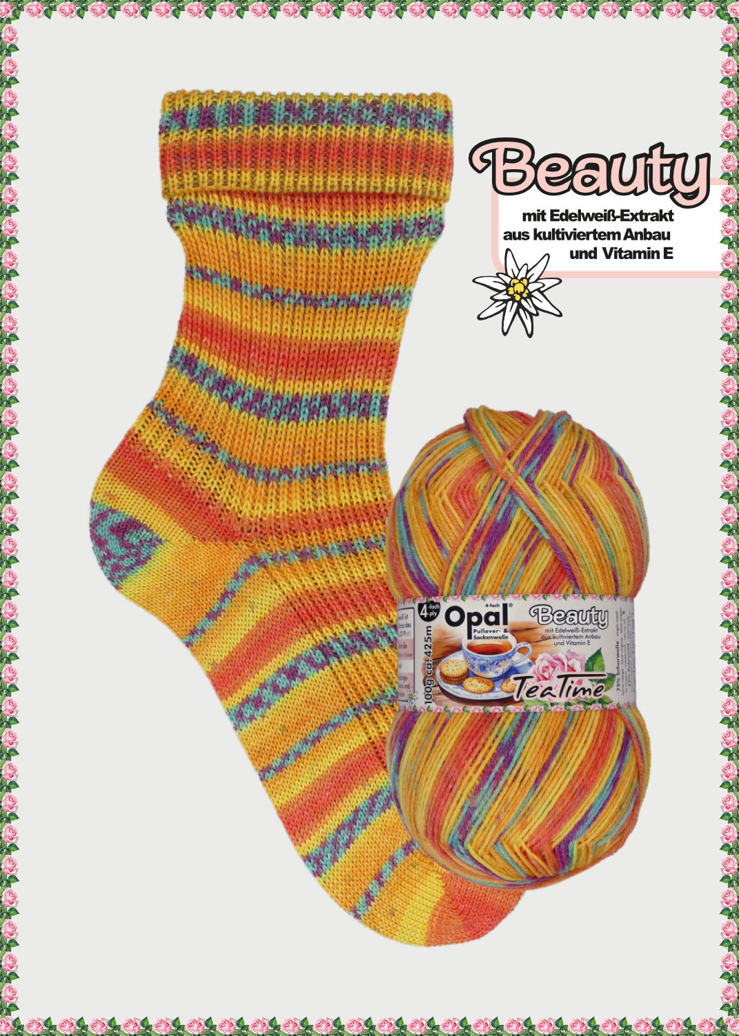 Opal Sockenwolle Beauty Tea-Time