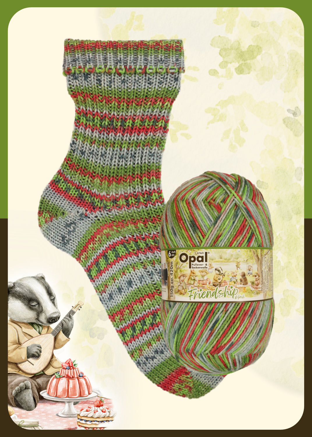 Opal Sockenwolle Friendship 6-fach