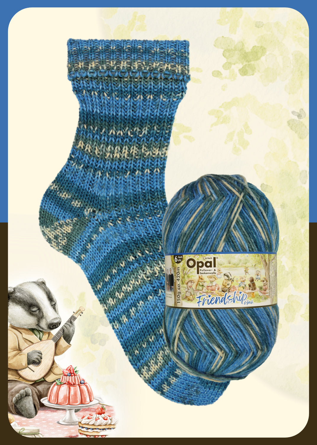 Opal Sockenwolle Friendship 6-fach