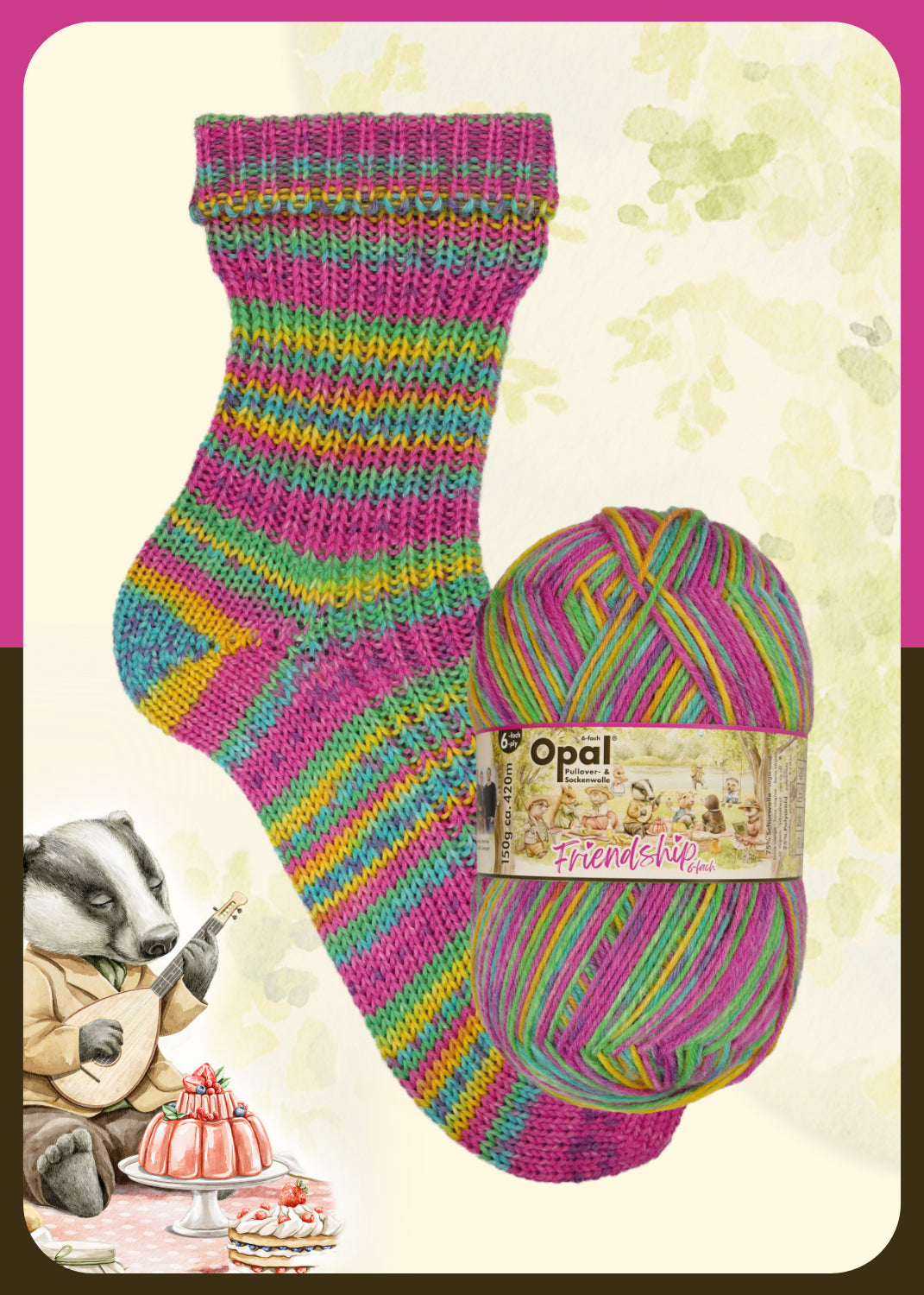 Opal Sockenwolle Friendship 6-fach