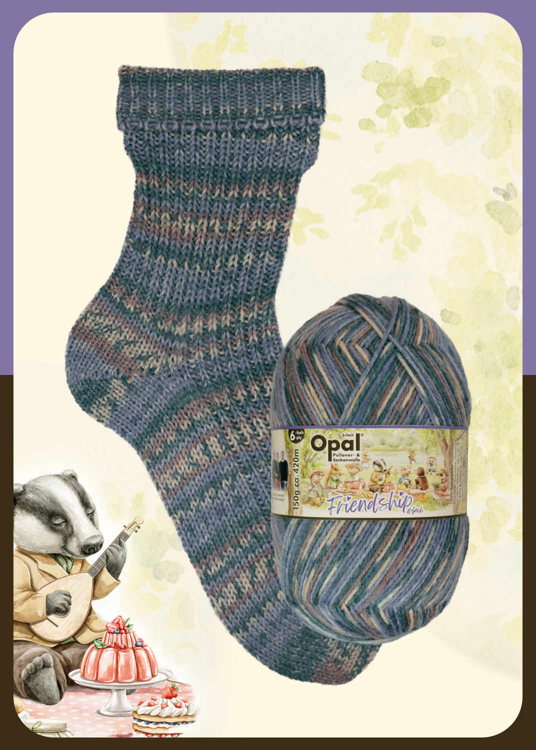 Opal Sockenwolle Friendship 6-fach