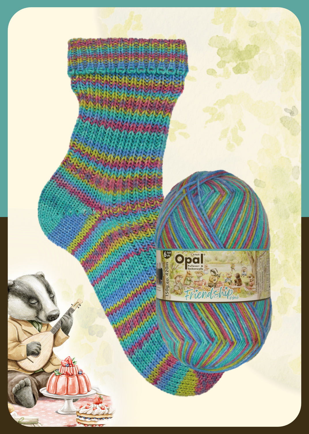 Opal Sockenwolle Friendship 6-fach