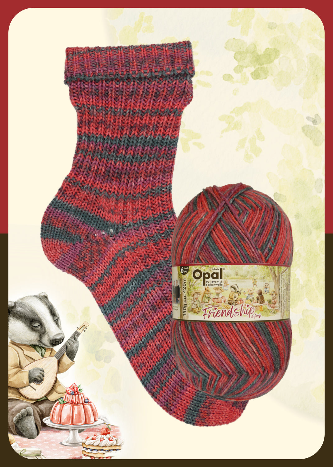 Opal Sockenwolle Friendship 6-fach
