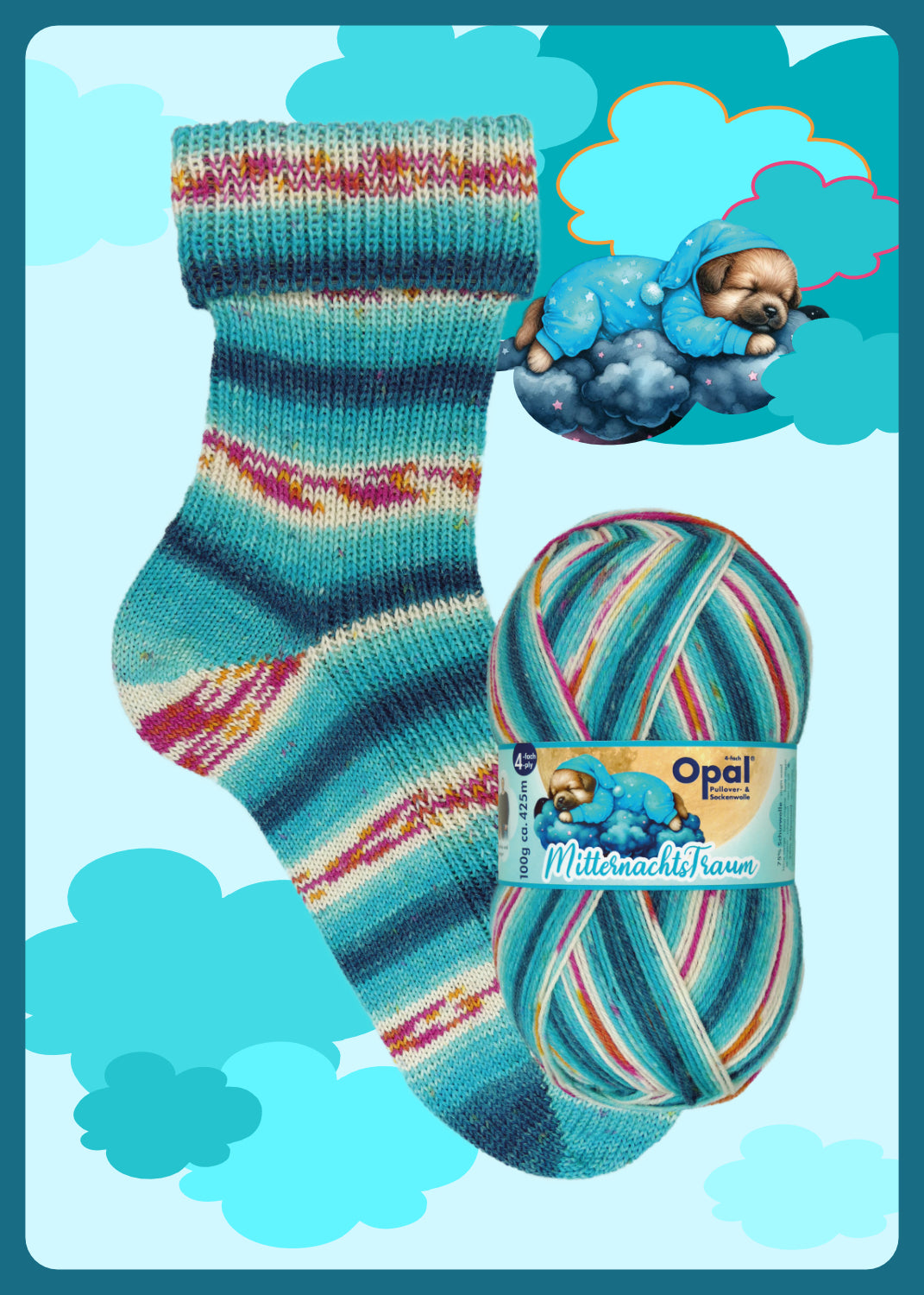 Opal Sockenwolle Mitternachtstraum