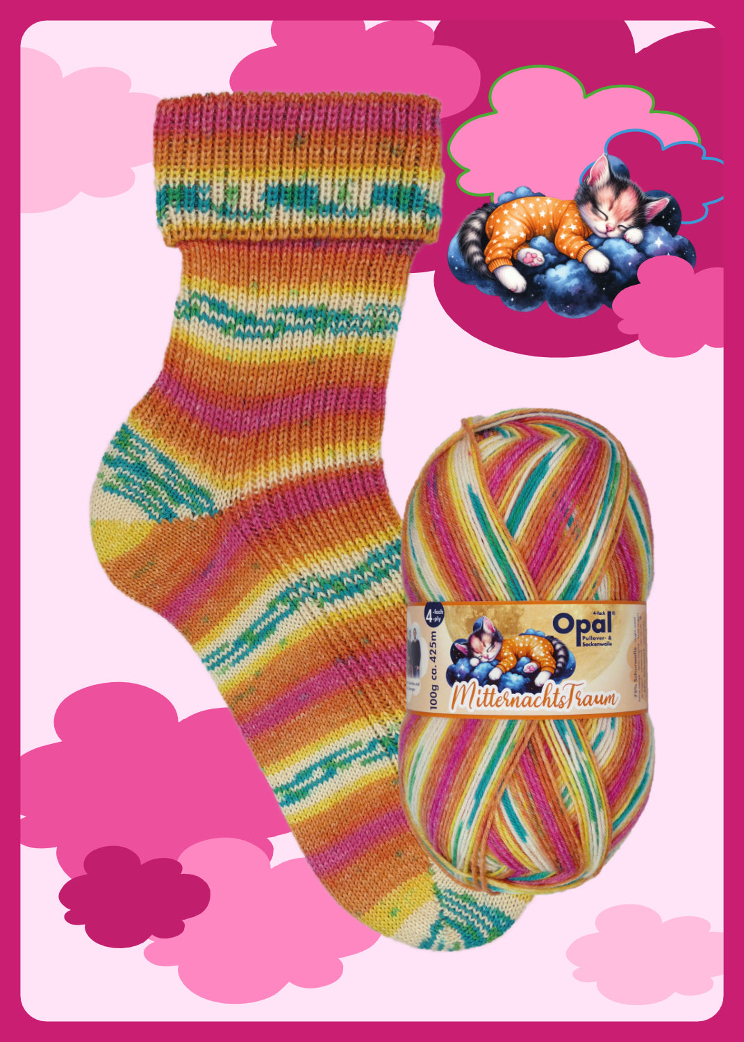 Opal Sockenwolle Mitternachtstraum