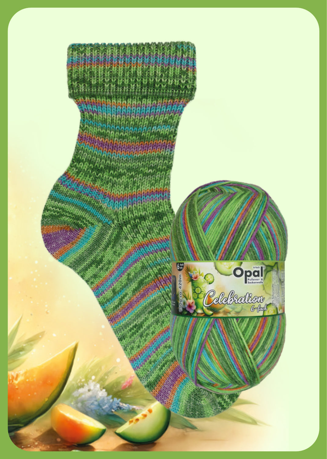 Opal Celebration 6-fach Sockenwolle