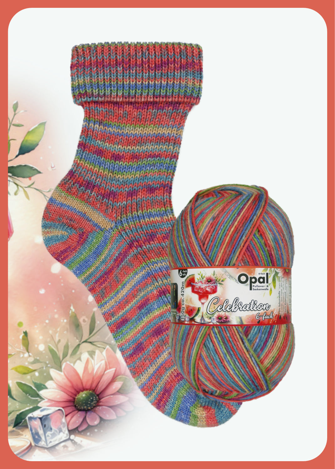 Opal Celebration 6-fach Sockenwolle