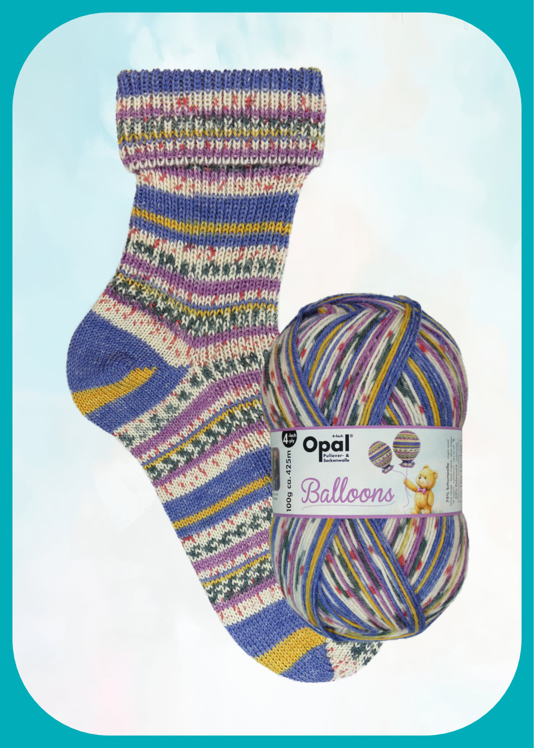Opal Balloons Sockenwolle