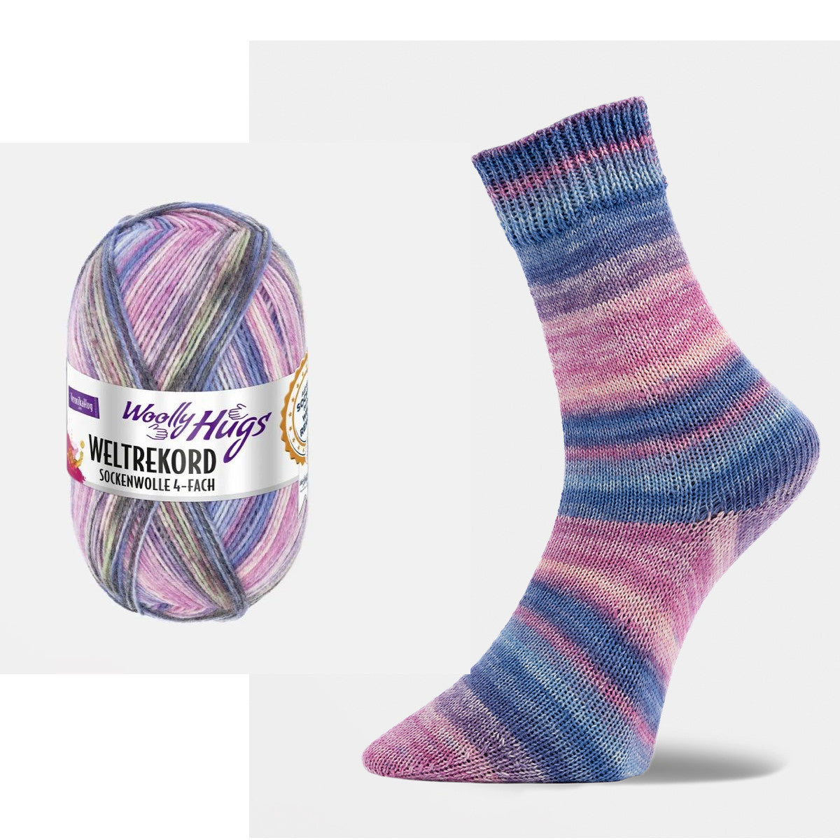 Woolly Hugs Weltrekord Sockenwolle