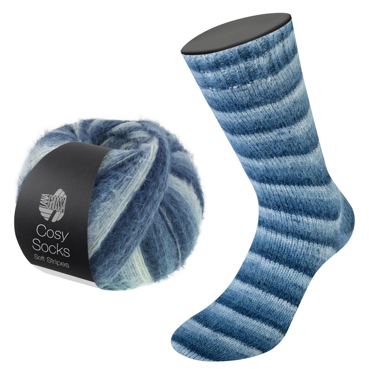 Meilenweit Cosy Socks Soft Stripes