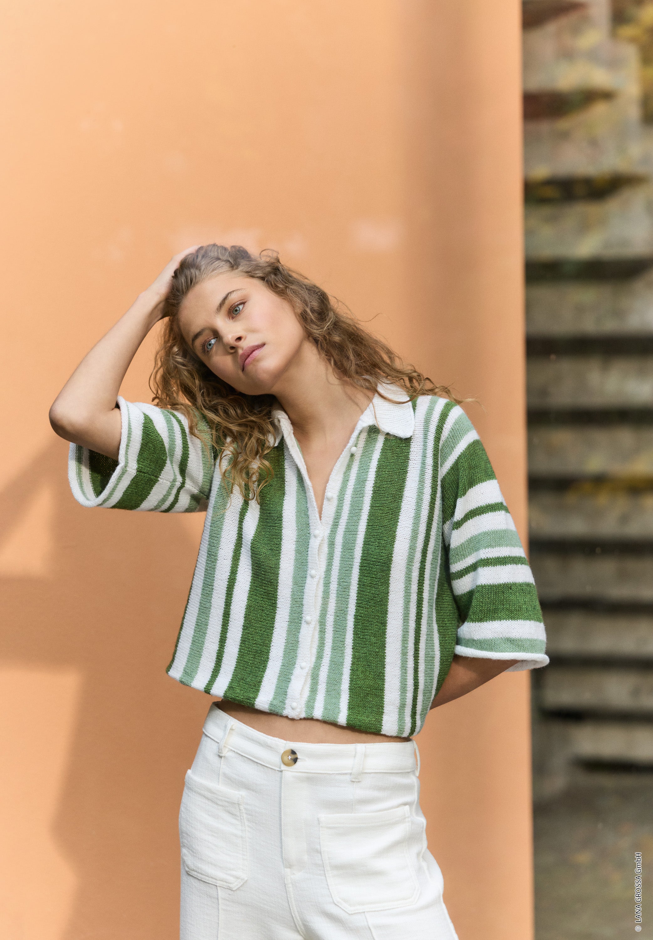 POLOJACKE MIT STREIFEN Ecopuno