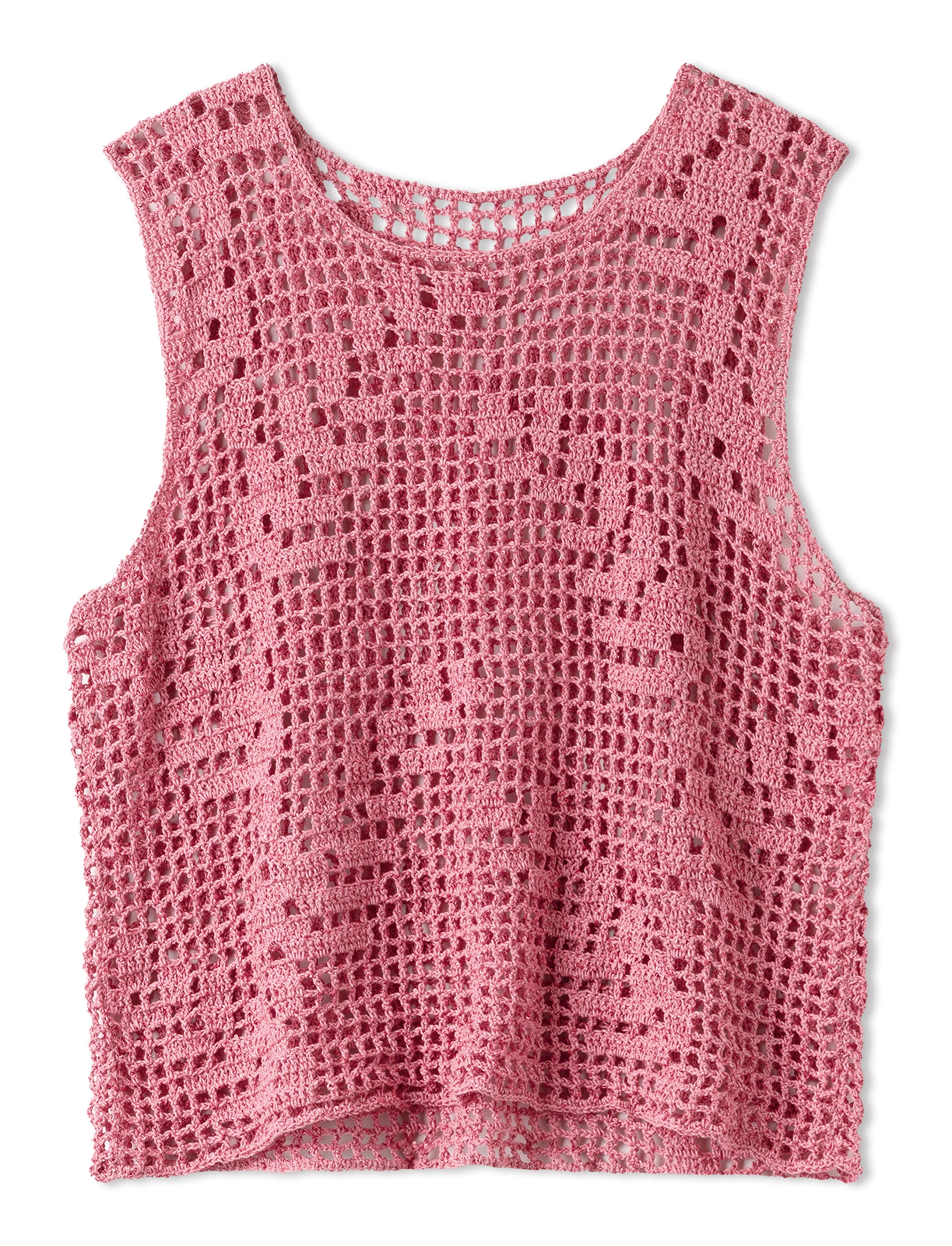 TOP Filo  Paillettes (Nera)