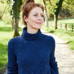 STEHKRAGENPULLOVER Landlust Soft Tweed 90