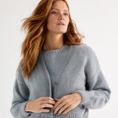 CARDIGAN GERDA III · COOL WOOL & SILKHAIR