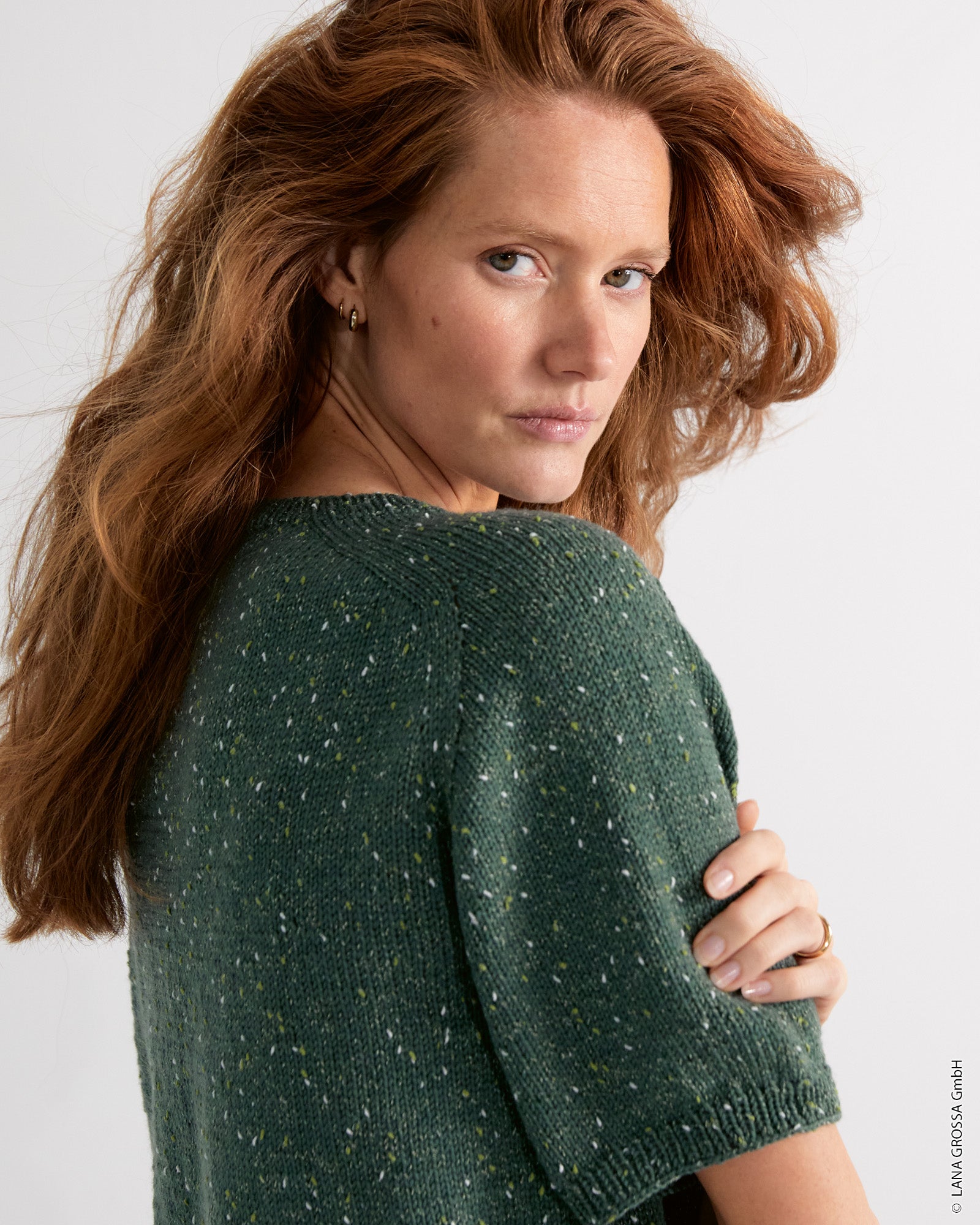 SHIRT HEDDA IV · TOP-DOWN · Cool Wool Dots