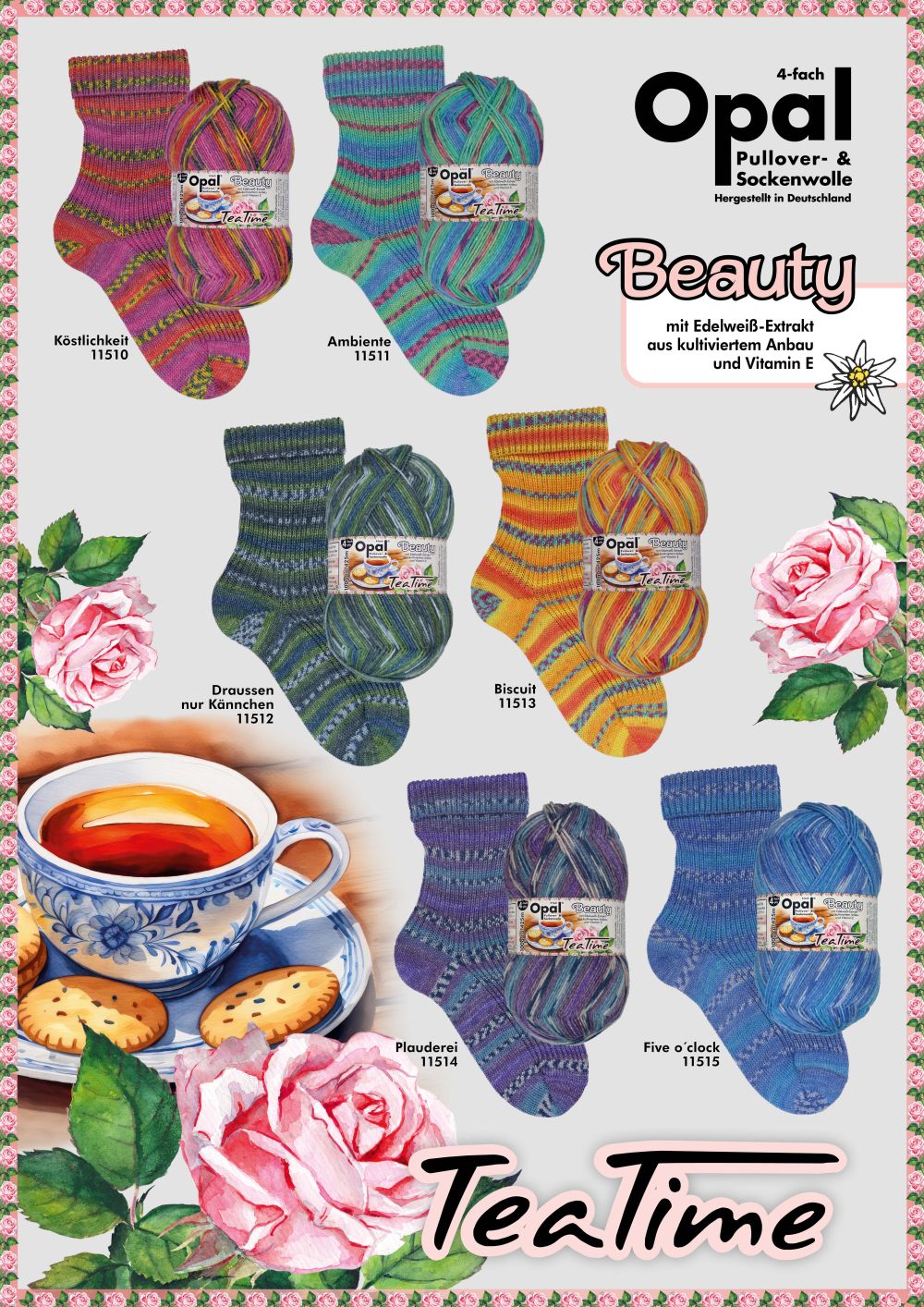 Opal Sockenwolle Beauty Tea-Time