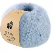 Natural Superkid Tweed - Lana Gr...